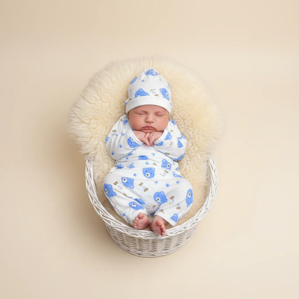 Teddy Bear 6-Piece Layette Set