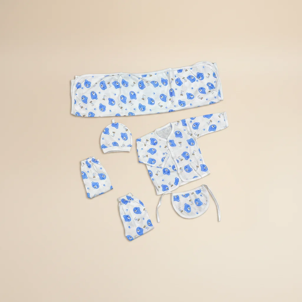 Teddy Bear 6-Piece Layette Set